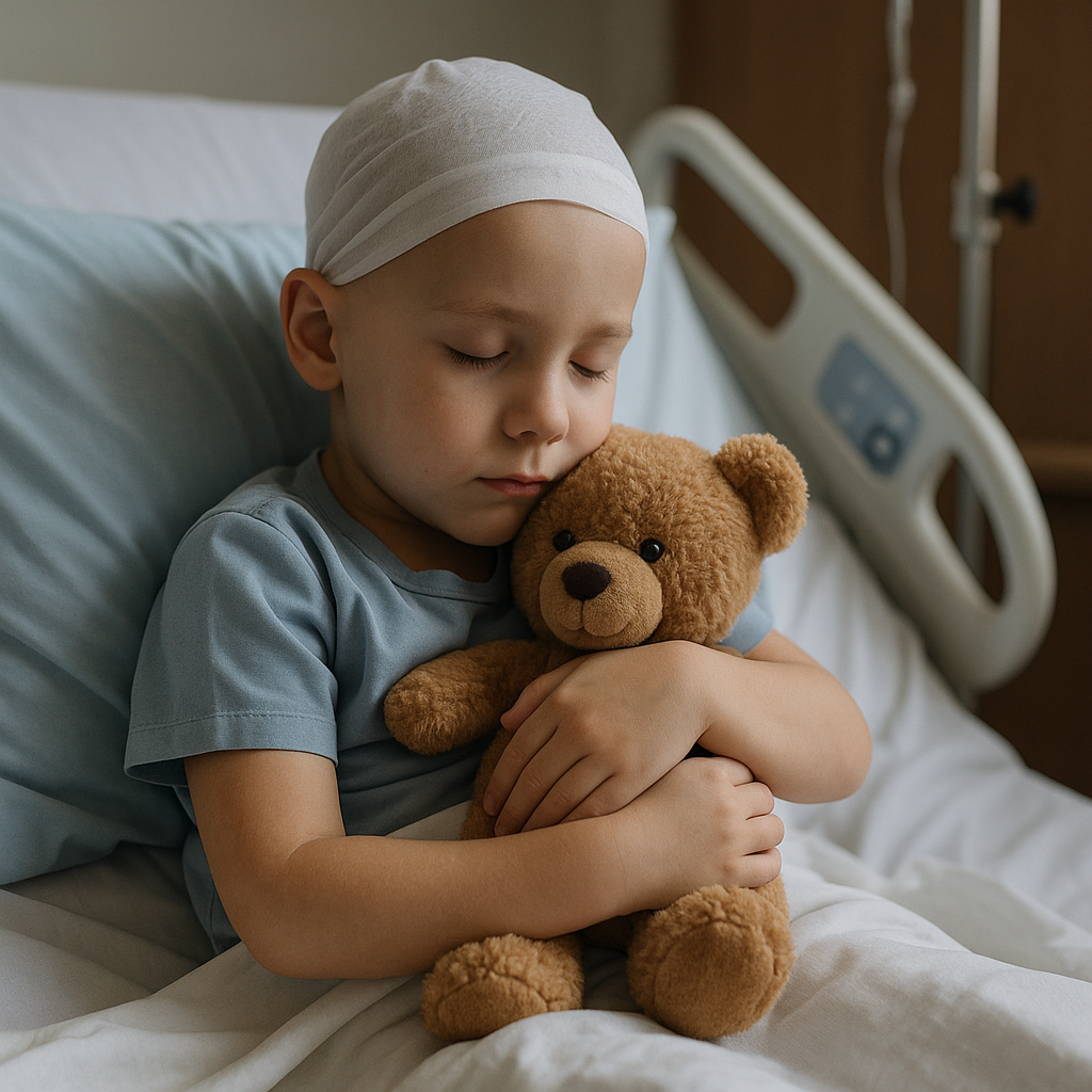 imagen niño en hospital